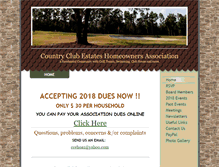 Tablet Screenshot of countryclubhoa.com